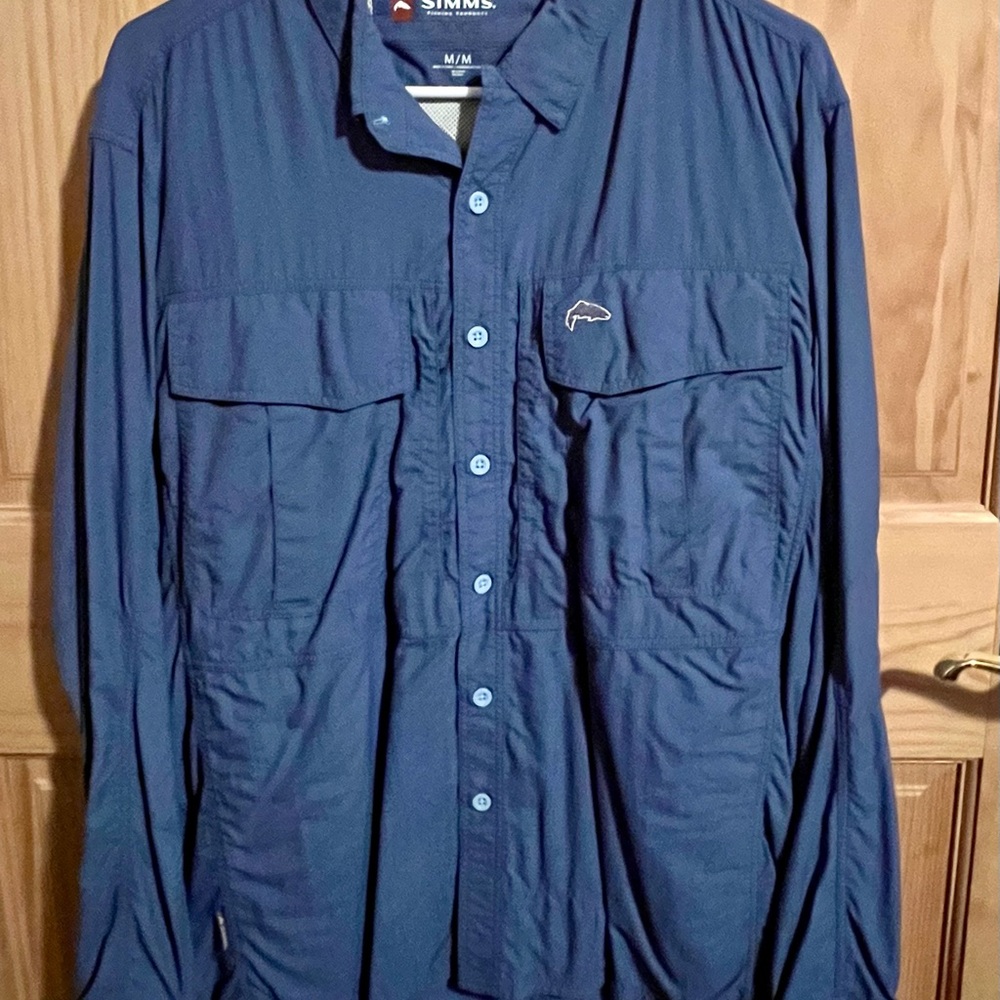 Simms Blue Guide shirt - mens